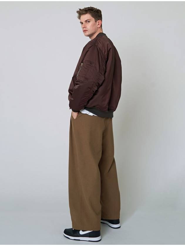 slung wide pants beige - ATHPLATFORM - BALAAN 7