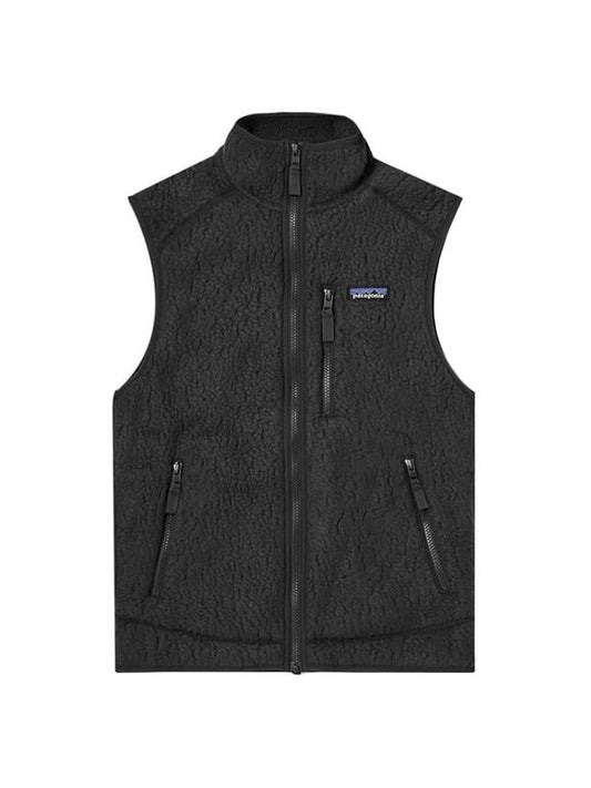 Men's Retro Pile Vest Black - PATAGONIA - BALAAN 1