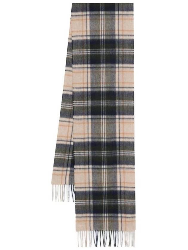 New Check Tartan Muffler Sand Beige - BARBOUR - BALAAN 1