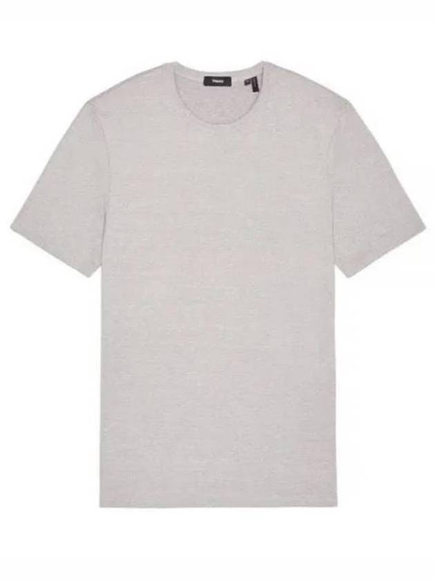 Anemone Essential Crew Neck Short Sleeve T-Shirt Grey - THEORY - BALAAN 2