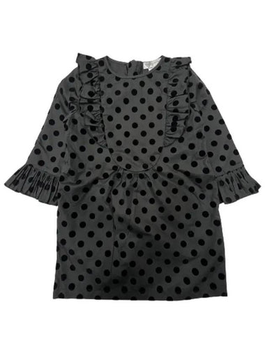 Stella McCartney Kids Dot Frill Dress 566842 SNK21 1077 - STELLA MCCARTNEY - BALAAN 1