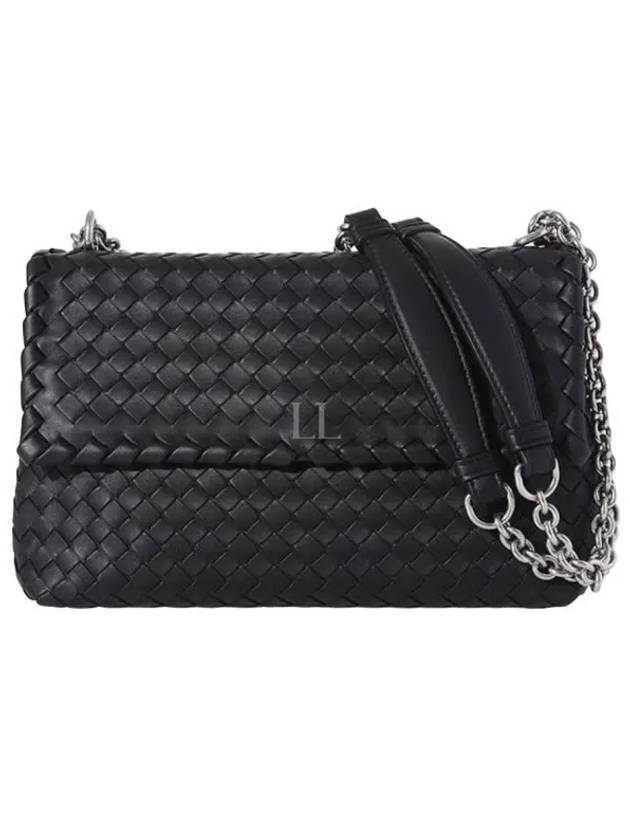 Olimpia Shoulder Bag Black - BOTTEGA VENETA - BALAAN 2