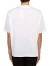 Small Heart Logo Boxy Fit Short Sleeve T-Shirt White - AMI - BALAAN 5