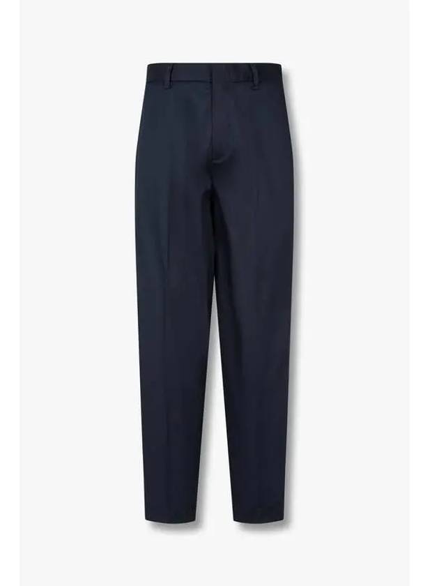 Men s Hidden Hook Tapered Chino Pants Navy - EMPORIO ARMANI - BALAAN 1