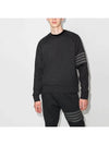 4 Bar Stripe Sweatshirt Dark Grey - THOM BROWNE - BALAAN 4