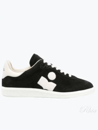 Bryce Suede Low Top Sneakers Black - ISABEL MARANT - BALAAN 2