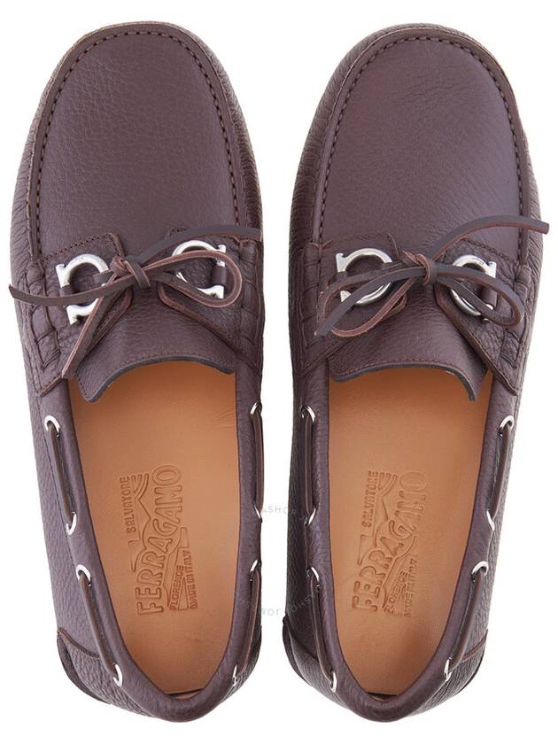 Sailor Moccasins Driving Shoes Brown - SALVATORE FERRAGAMO - BALAAN 4