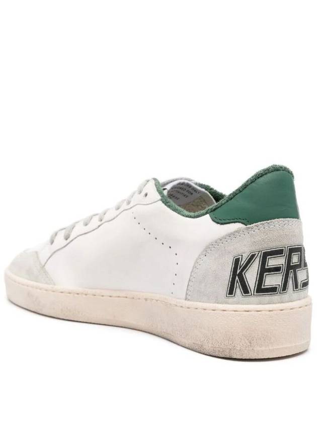 Ball Star Leather Low Top Sneakers White - GOLDEN GOOSE - BALAAN 3