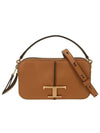 T Timeless Leather Cross Bag Brown - TOD'S - BALAAN 2