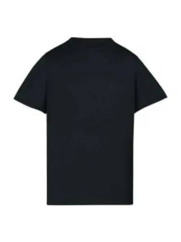 Numeric Embroidered Logo Mako Cotton Short Sleeve T-Shirt Black - MAISON MARGIELA - BALAAN 2