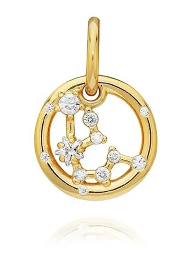 Aquarius Zodiac Dangle Bracelet Charm Gold - PANDORA - BALAAN 4