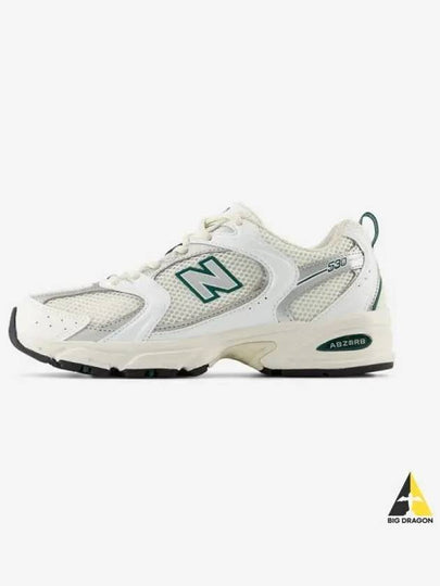 530 Low Top Sneakers Green White - NEW BALANCE - BALAAN 2