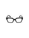 MU 04UV Logo Temple Square Glasses 0MU 1AB1O1 Nero - MIU MIU - BALAAN 1