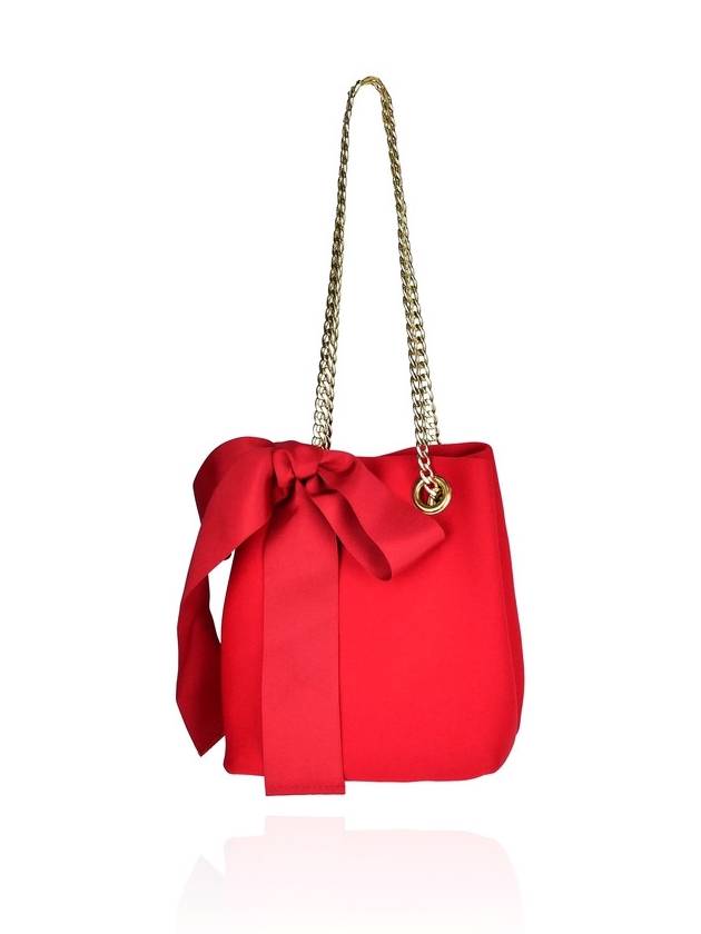 Women's Mini Ribbon 1 Cross Bag Red - SUIN - BALAAN 1