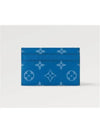 Porte Cartes Double Card Wallet Blue - LOUIS VUITTON - BALAAN 5