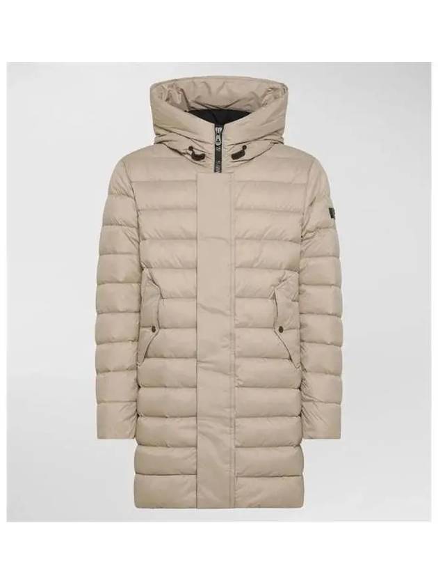 KASA CJ TRAP 03 Hooded Down Coat Beige - PEUTEREY - BALAAN 1