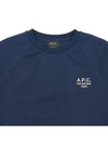 Sonia Cotton Sweatshirt Navy - A.P.C. - BALAAN 4