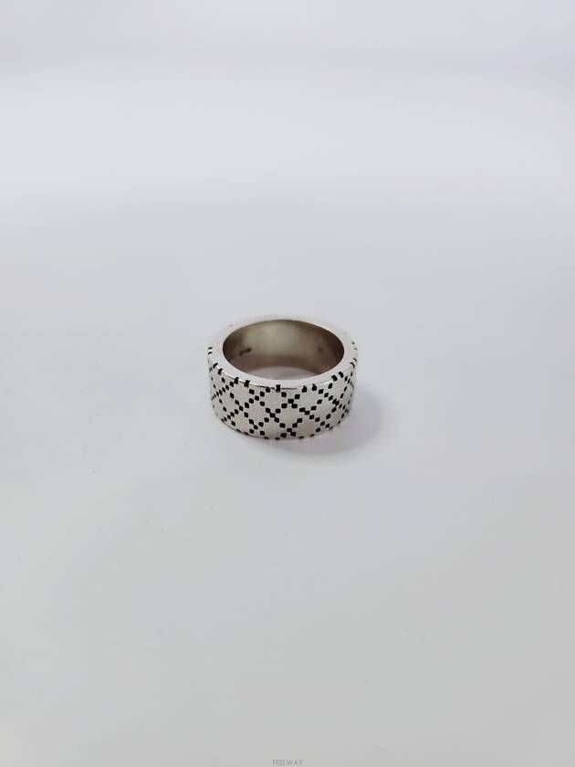 Used luxury goods DHLUX Logo detail pattern 925 silver ring No 11 - GUCCI - BALAAN 3