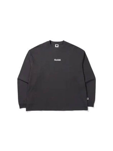 KODAK Apparel Essential Kodalux Long Sleeve T Shirt CHARCOAL - KODO - BALAAN 1