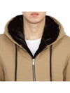 Classic Bunny Zip Up Hoodie White Lining Camel - MOOSE KNUCKLES - BALAAN 9