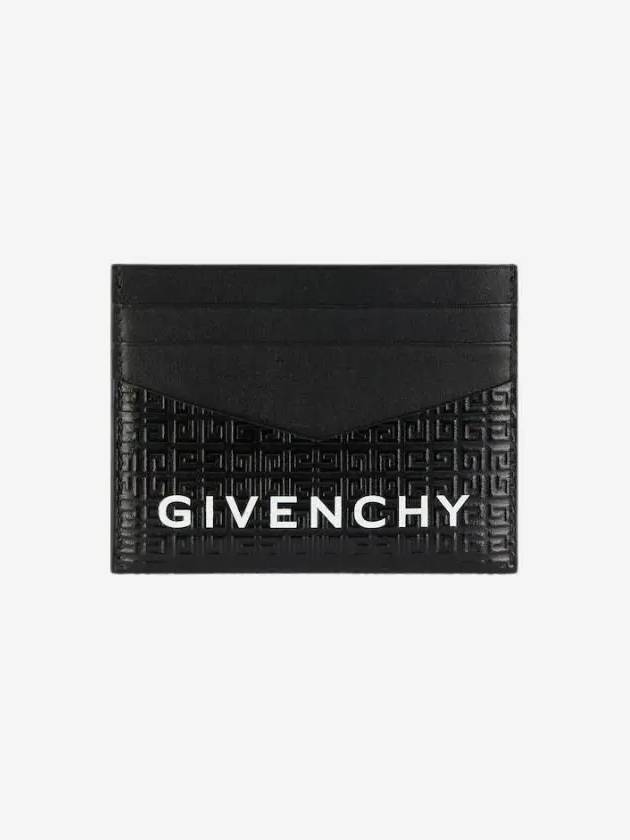 Logo 4G Card Wallet Black - GIVENCHY - BALAAN 2