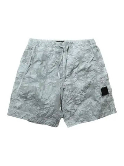 Shadow Project Hidden Badge Swim Shorts Mint Blue - STONE ISLAND - BALAAN 2