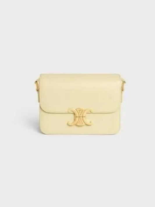 Teen Triomphe Shiny Calfskin Cross Bag Sunlight - CELINE - BALAAN 2