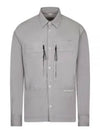 Shirt Southern Cotton Popeline Overshirt 16CMOS276A 005328G 913 Cotton Poplin Overshirt - CP COMPANY - BALAAN 2