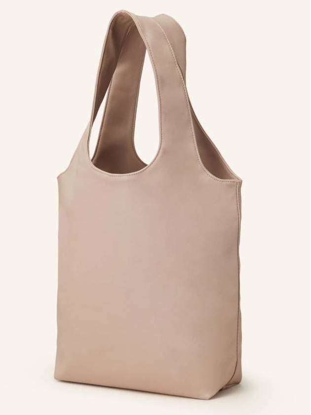 Ninon Small Recycled Leather Tote Bag Satin Pink - A.P.C. - BALAAN 4