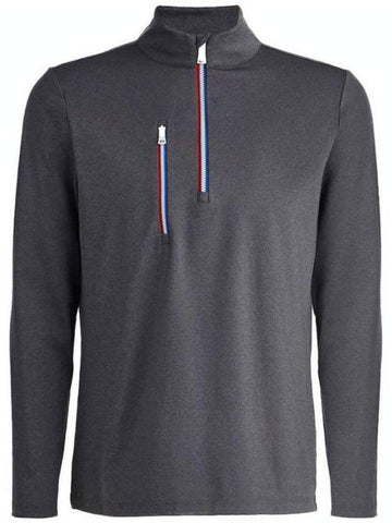 Men's Daytona Tech Interlock Pullover Sweater Charcoal - G/FORE - BALAAN 1