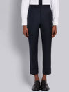 Super 120S Twill Classic Backstrap Trouser Pants Navy - THOM BROWNE - BALAAN.