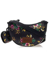 Women's Pop Bouquet Shoulder Bag Black - KENZO - BALAAN 2