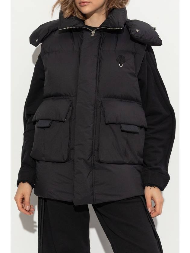 Willow Smith Sabella Padded Vest Black - MONCLER - BALAAN 4