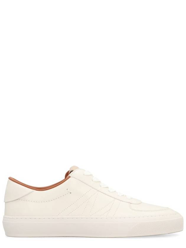 Leather Low Top Sneakers White - MONCLER - BALAAN 2