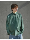 Slam Logo Pigment Washing Shirt Blue Green FLS207 - FLUKE - BALAAN 2