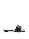 Black Curve Buckle Mule Black - ROGER VIVIER - BALAAN.