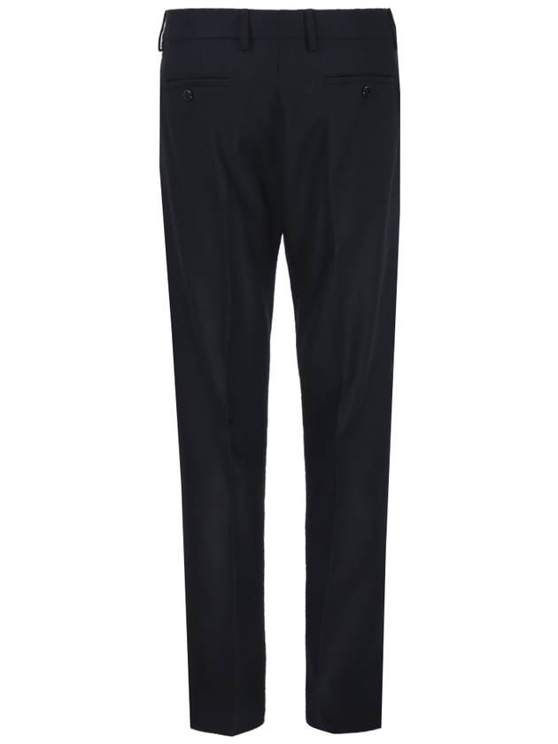 Cigarette Fit Straight Pants Black - AMI - BALAAN 4