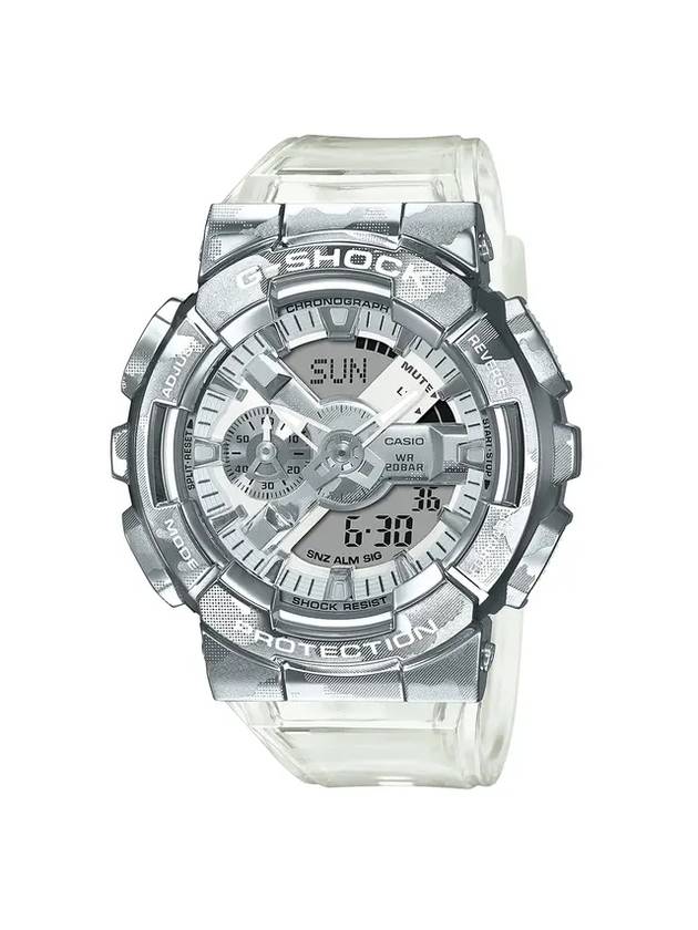 G-Steel Clear Resin Band Watch Silver - G-SHOCK - BALAAN 1