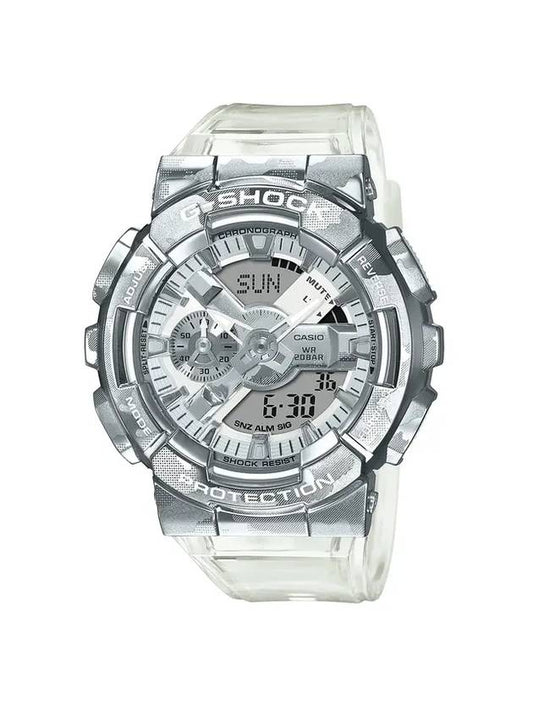 G-Steel Clear Resin Band Watch Silver - G-SHOCK - BALAAN 1