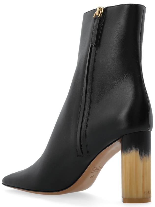 Chloé Georgia Heeled Ankle Boots, Women's, Black - CHLOE - BALAAN 5