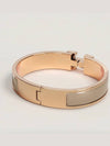 Clic H Bracelet Rose Gold & Marron Glace - HERMES - BALAAN 3