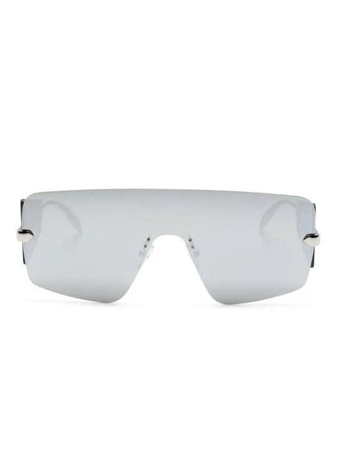 Eyewear Mirror Shield Frame Sunglasses AM0460S - ALEXANDER MCQUEEN - BALAAN 1