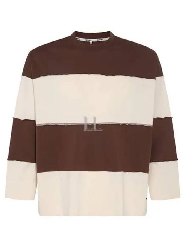 Over Long Sleeve T-Shirt Brown Beige - SUNNEI - BALAAN 2