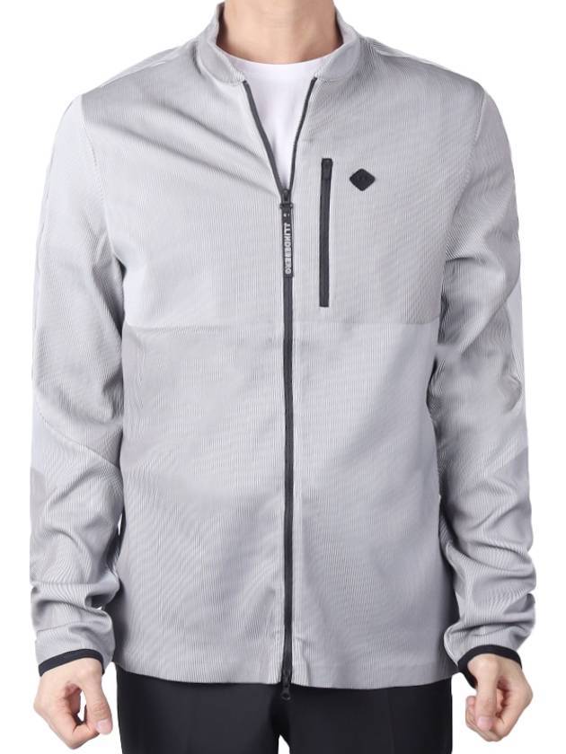 Men's Sneaky Mid Layer Zip-Up Jacket Grey - J.LINDEBERG - BALAAN 1