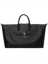 Pebble Grain Small Duffel Bag Black - THOM BROWNE - BALAAN 2