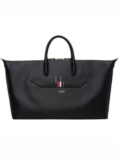 Pebble Grain Small Duffel Bag Black - THOM BROWNE - BALAAN 2