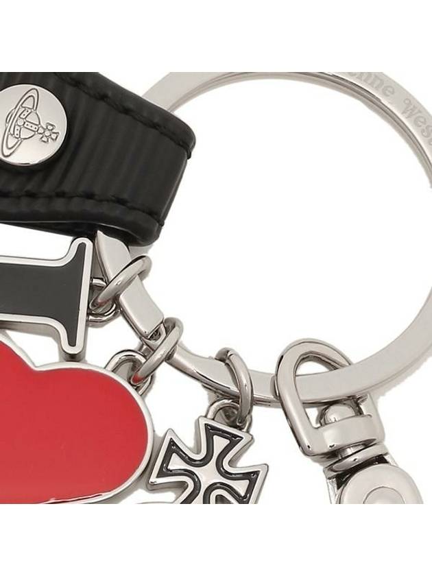 Polly I Love ORB Charm Key Holder Black - VIVIENNE WESTWOOD - BALAAN 4