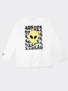 WAVE logo Long sleeve T shirts semi over fit White - AOX - BALAAN 7