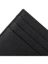 Vitello Triangular Logo Card Wallet Black - PRADA - BALAAN 7
