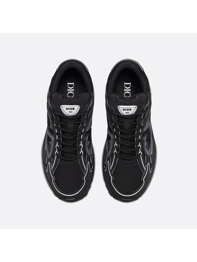 B30 Low Top Sneakers Black - DIOR - BALAAN 4